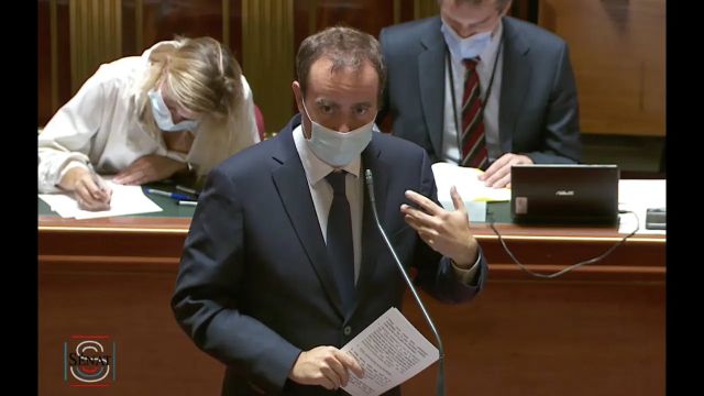 Sébastien Lecornu face au Sénat évoque la crise sanitaire en Nouvelle-Calédonie - Partie 1