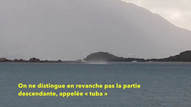 Une « mini-tornade » en baie de Sainte-Marie