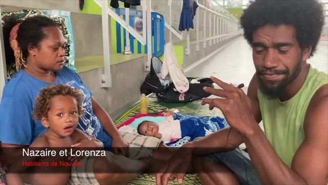Dépression tropicale Lucas : des familles se réfugient au centre d'hébergement de Nouméa