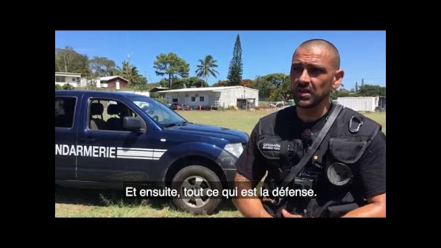 Un chien a intégré le PSIG de la compagnie de gendarmerie de Nouméa