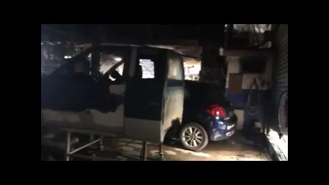 Incendie au garage Malaval, à Nouméa