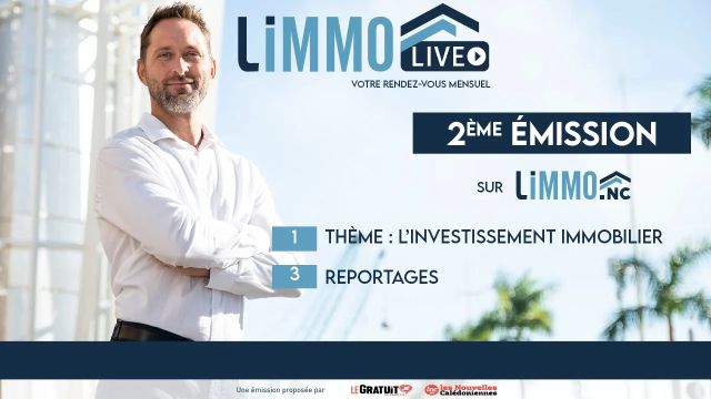 Limmo Live | Emission 2 - L'investissement immobilier en Nouvelle-Calédonie