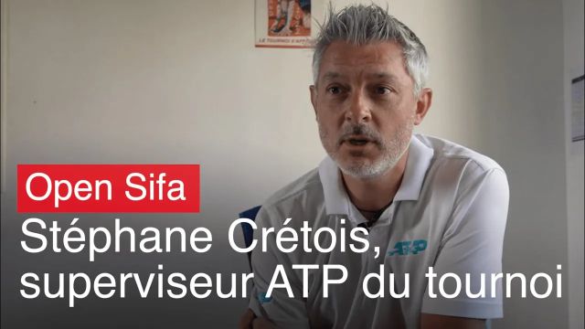 Le portrait du jour : Stéphane Crétois, superviseur ATP du tournoi